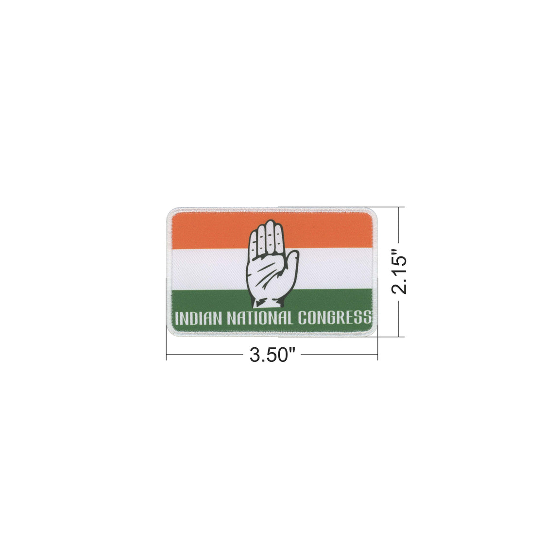 Indian National Congress (INC) ROUNDED CORNER