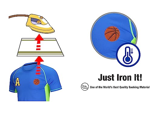 Model Wear - Basket Ball Embroidered Appliques Patches