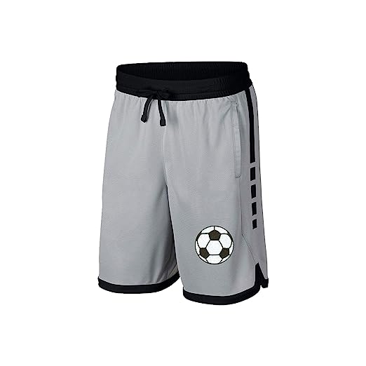 Model Wear - Foot Ball Embroidered Appliques Patches - Black/White