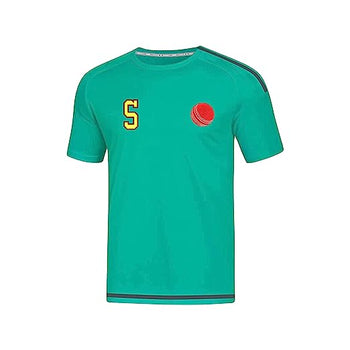 Model Wear - Cricket Ball Embroidered Appliques Patches