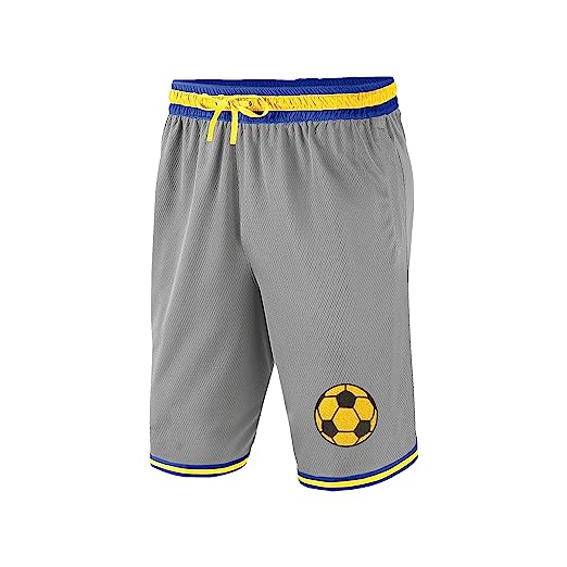 Model Wear - Foot Ball Embroidered Appliques Patches - Yellow/Black