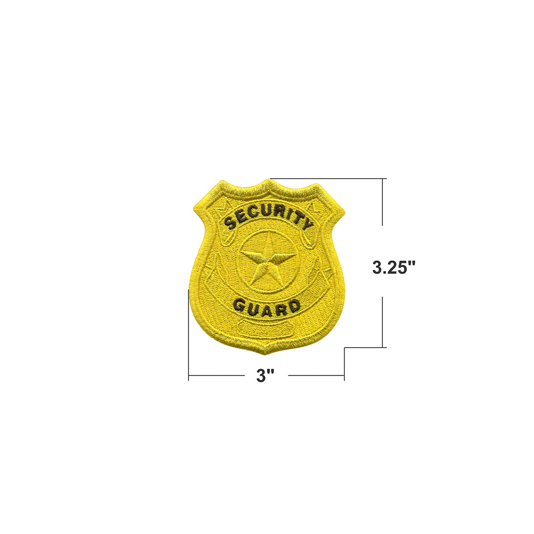 Model Wear - Security Guard Shield Emblem Embroidered Appliques Patch