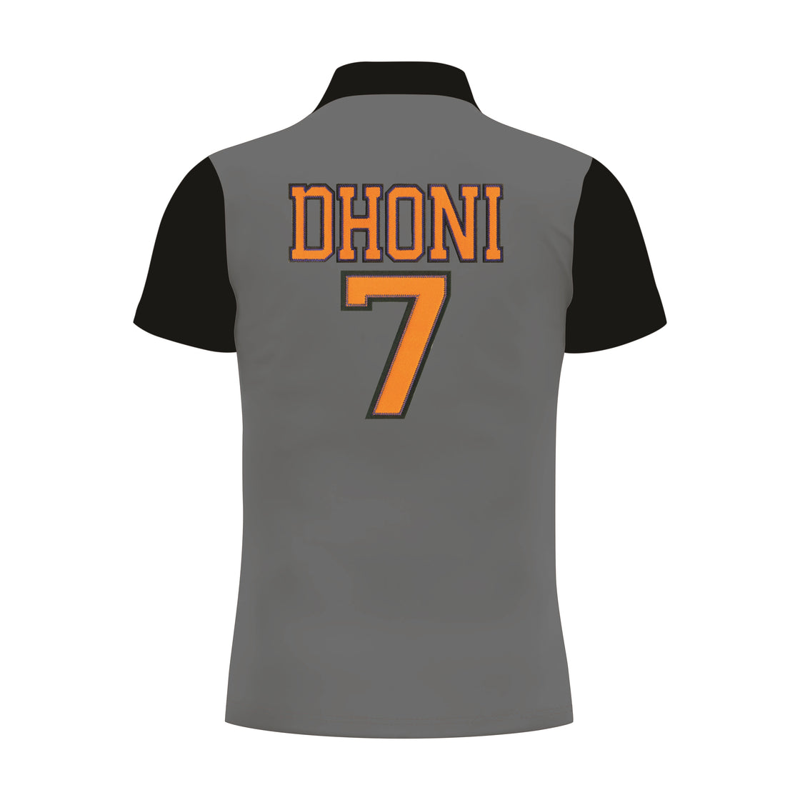 AE01-Model Wear A to Z Black & Orange EMBROIDERY LETTERS