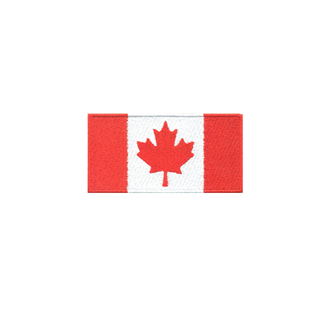 AE03-ModelWear™ Unisex Iron on Embroidered Canada Flag Patch for Clothing(AE03 - CANADA)
