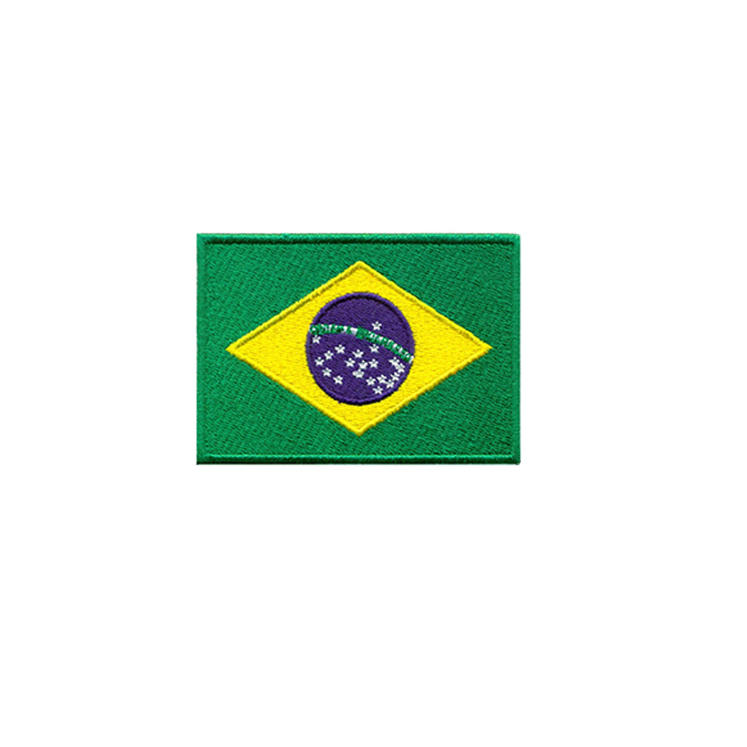 AE03-ModelWear™ Unisex Iron on Embroidered Brazil Flag Patch for Cloth –  modelwearindia