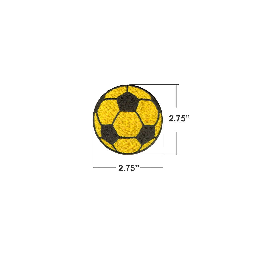 AE04-FOOTBALL Black & yellow