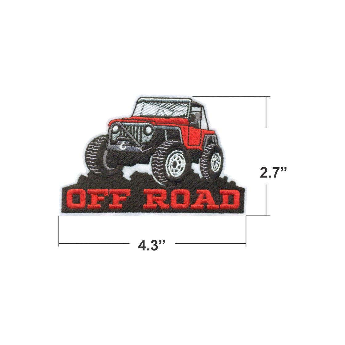 AE05-1014 Off road red jeep