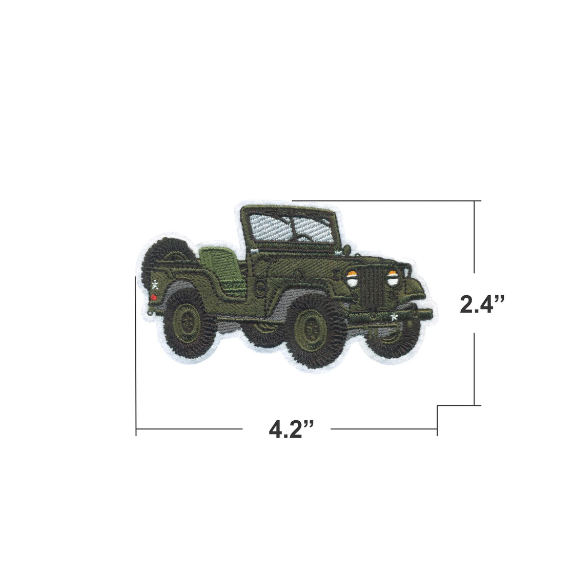 AE05-1018 Low Bonnet Military Jeep