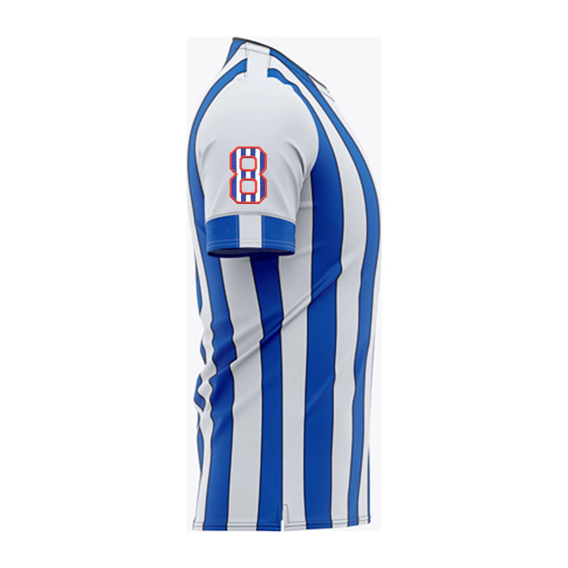 AE06 Blue & White Number Patches