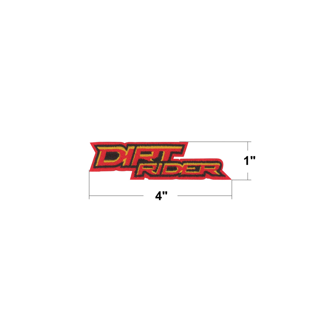 AE10-1020-DIRT RIDER CONTOUR EMBLEM