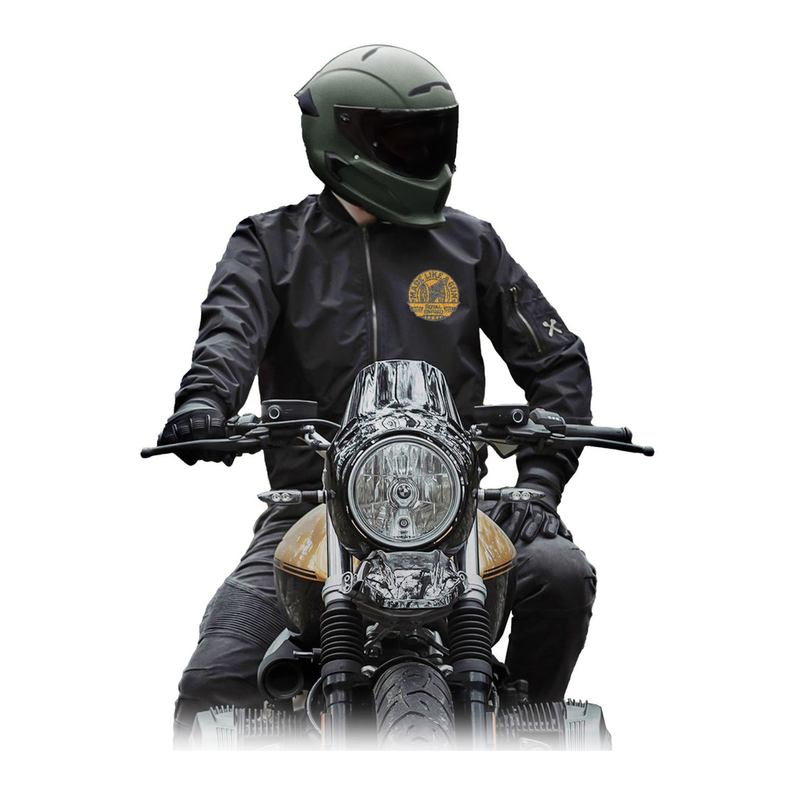 AE10-1026-RE  MADE LIKE GUN CONTOUR EMBLEM