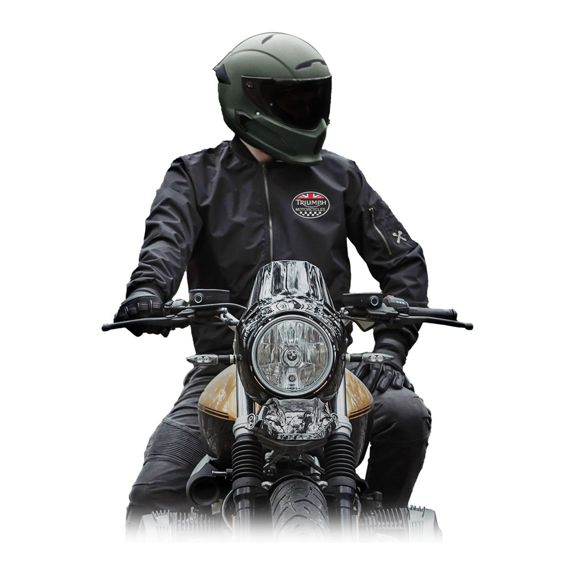 AE10-1029-TRIUMPH MOTORCYCLE CONTOUR EMBLEM