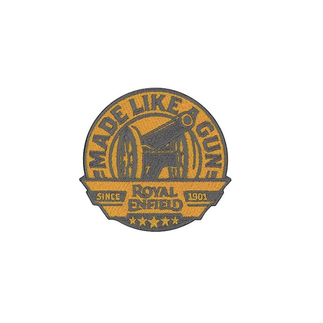 Model Wear - RE Made Like Gun Model Embroidery Emblem Appliques Patches