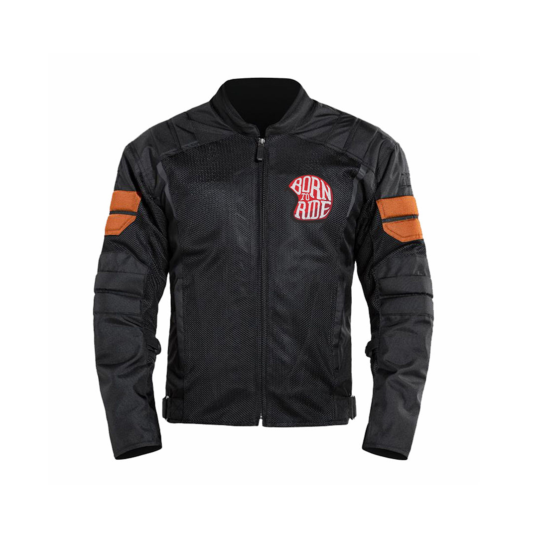 Model Wear - Born to Ride Emblem Embroidered Appliques Patches