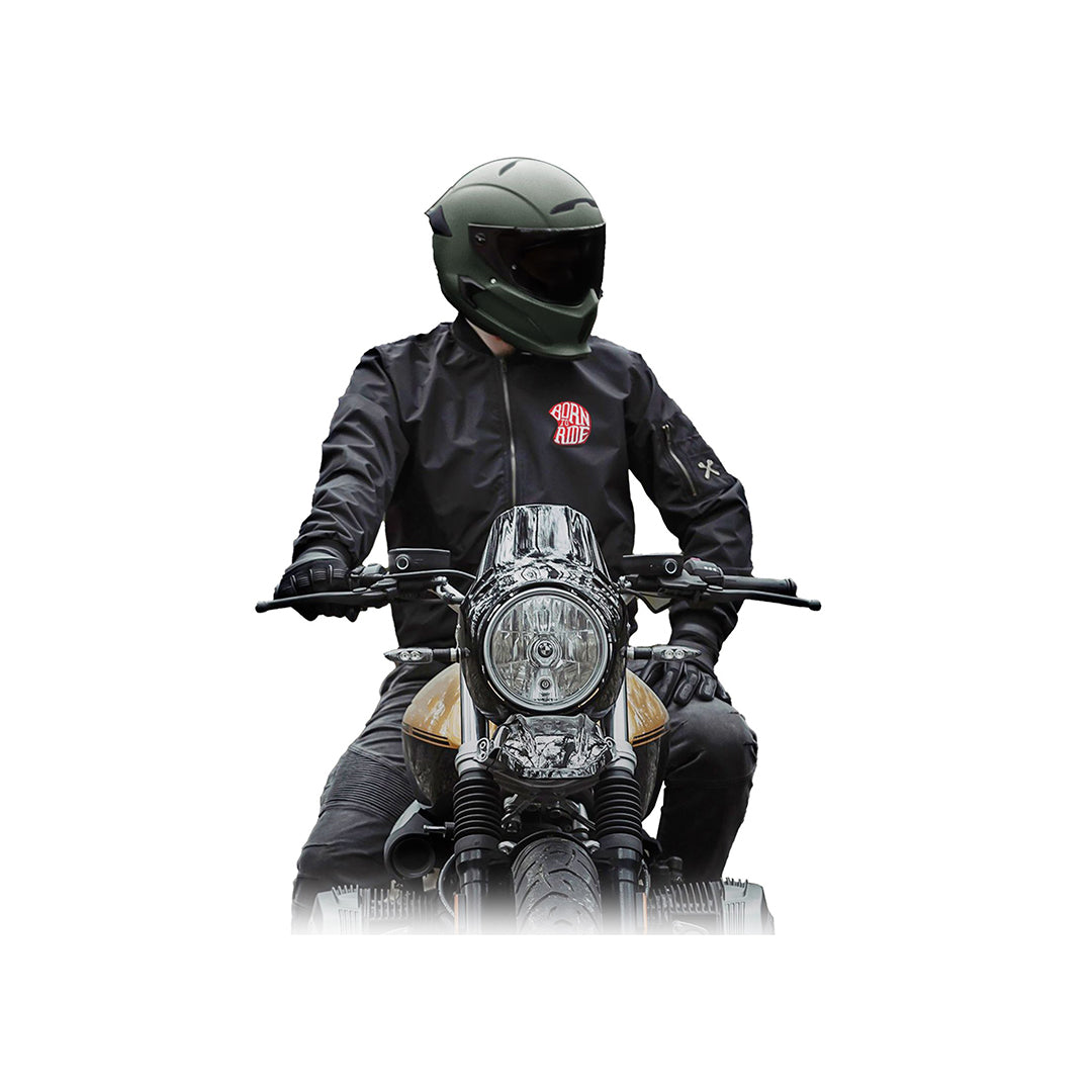 Model Wear - Born to Ride Emblem Embroidered Appliques Patches