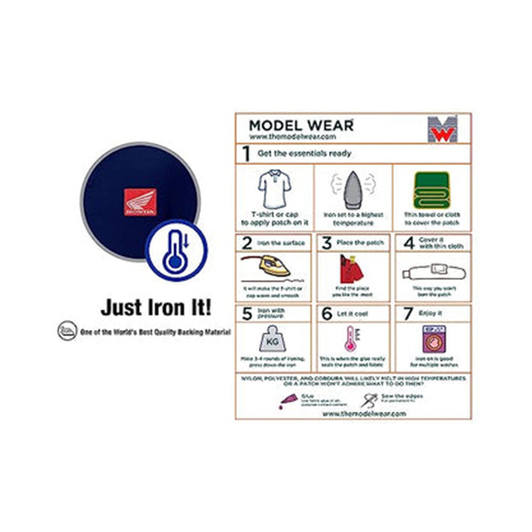 Model Wear - Honda Square Model Embroidery Emblem Appliques Patches