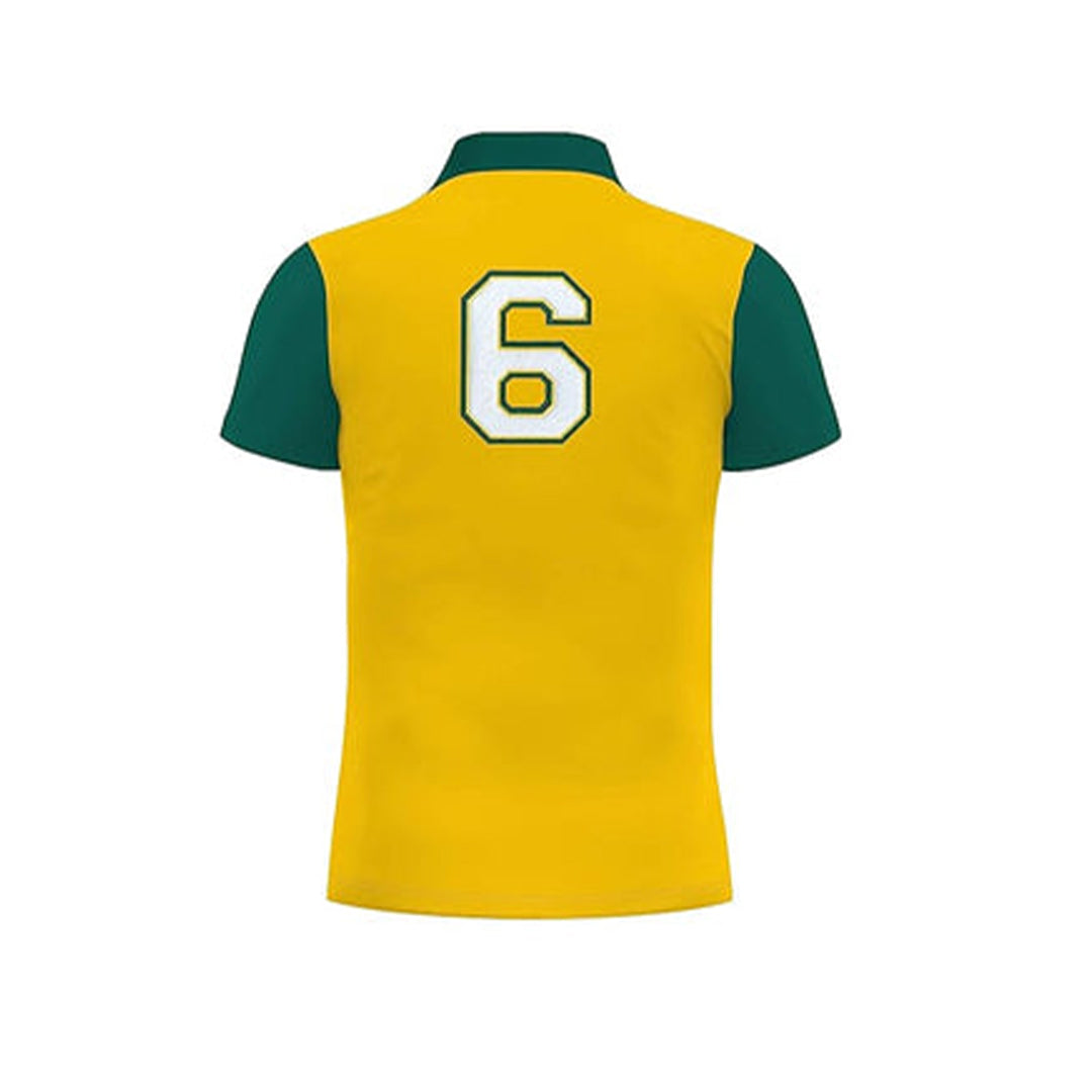 Model Wear Patches # 6 Number Style Embroidery Applique Decoration for Clothes - Green/White