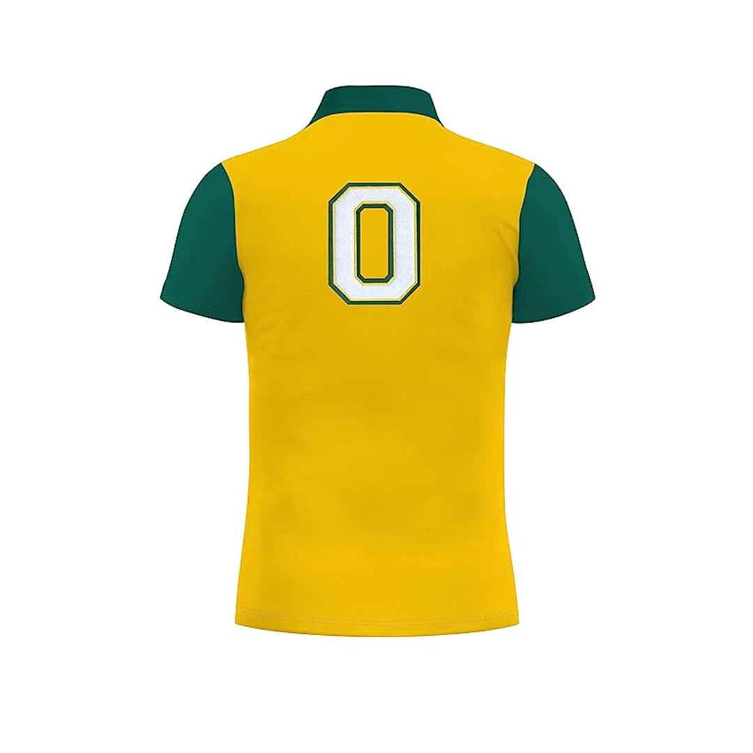 Model Wear Patches # 0 Number Style Embroidery Applique Decoration for Clothes - Green/White