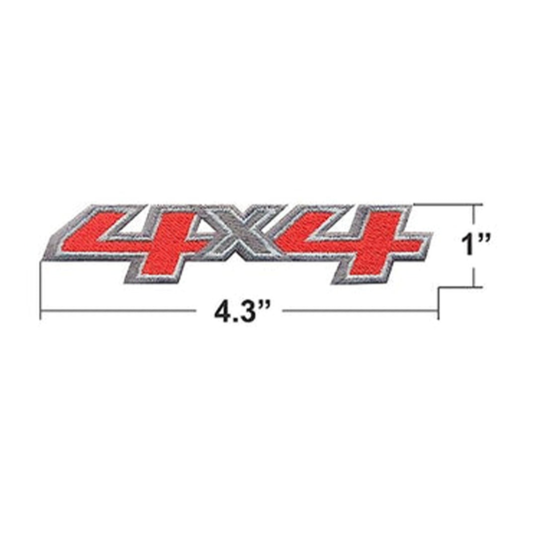 Model Wear Patches Vehicle Style Embroidery Applique Decoration for Clothes - 4X4