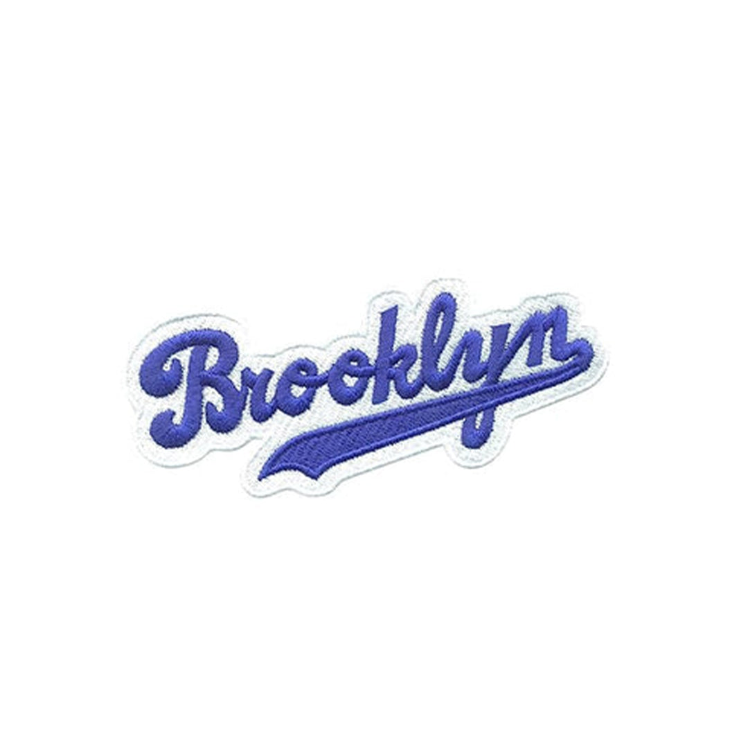Model Wear - Brooklyn Contour Embroidery Emblem Appliques Patches