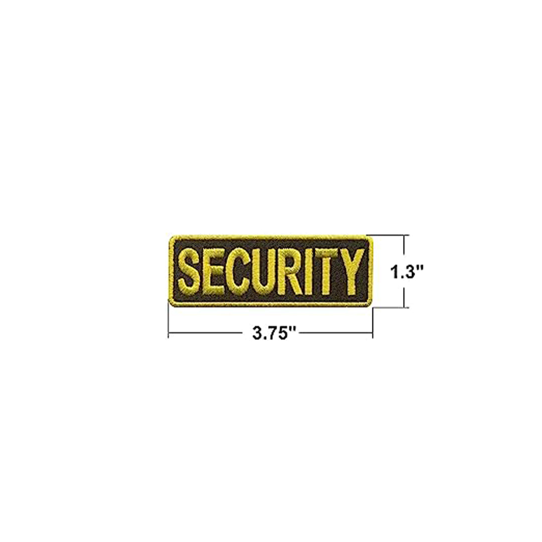 Model Wear - Security Rectangle Embroidered Appliques Patch