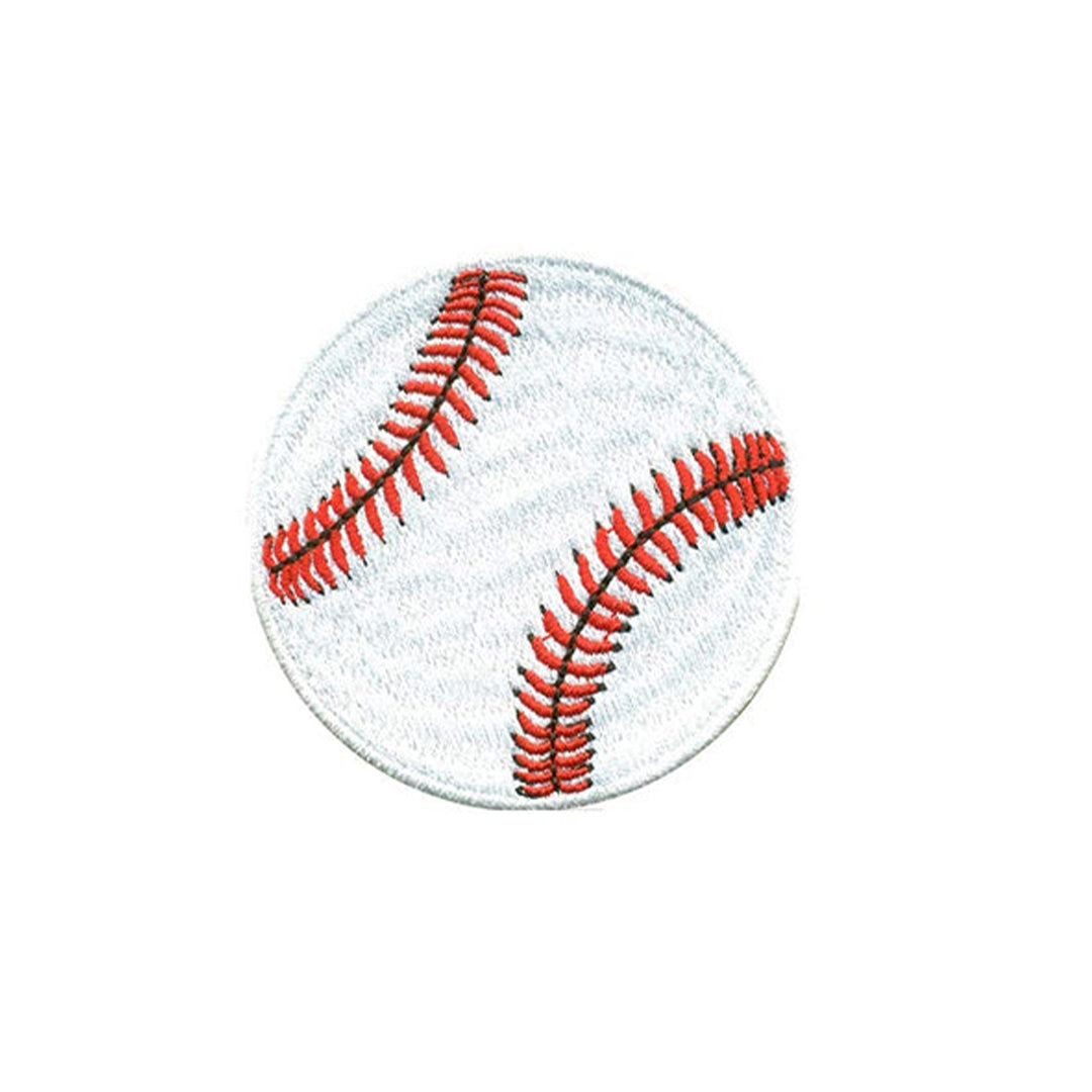 Model Wear - Base Ball Embroidered Appliques Patches