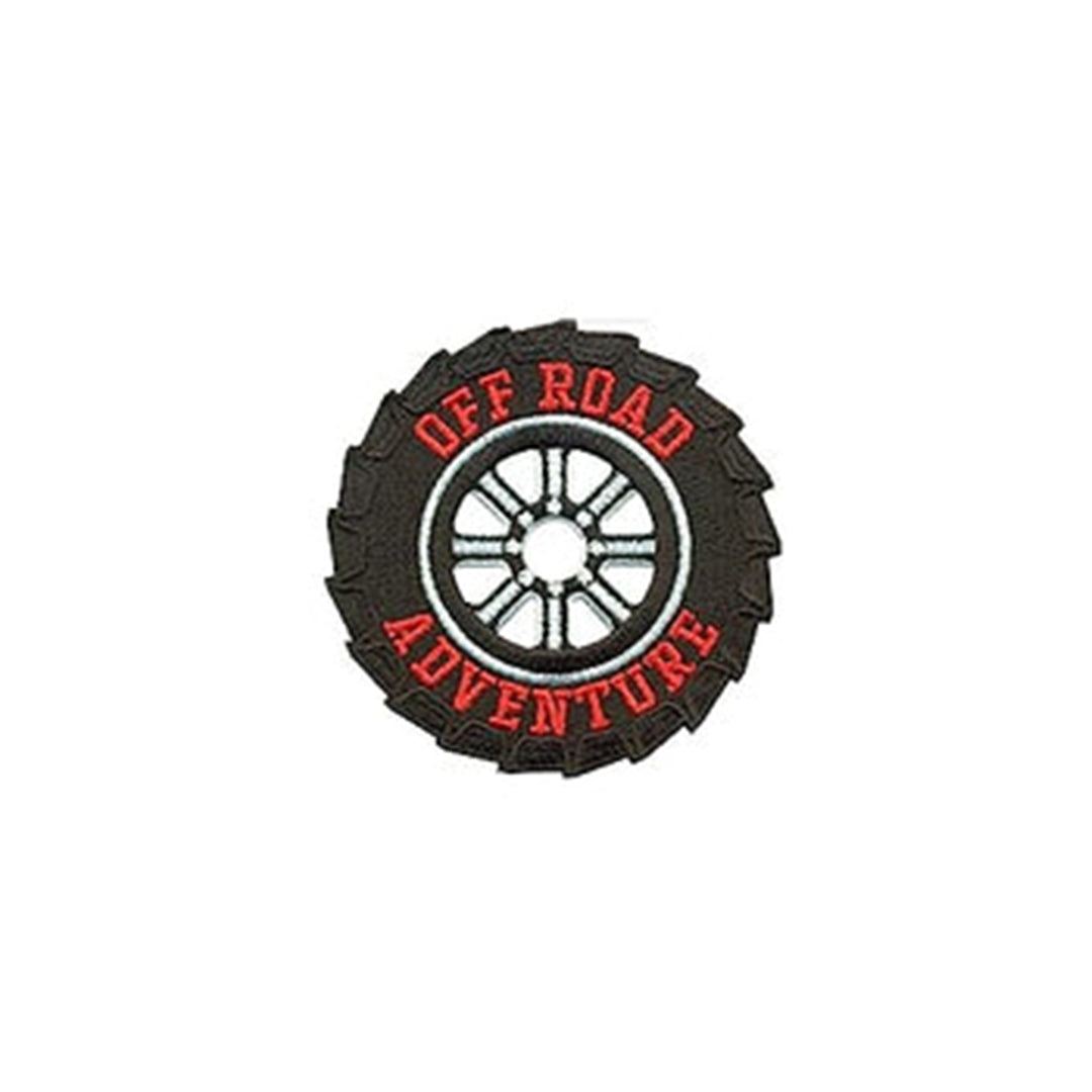 Model Wear Patches Vehicle Style Embroidery Applique Decoration for Clothes -TIRE Off Road Adventure