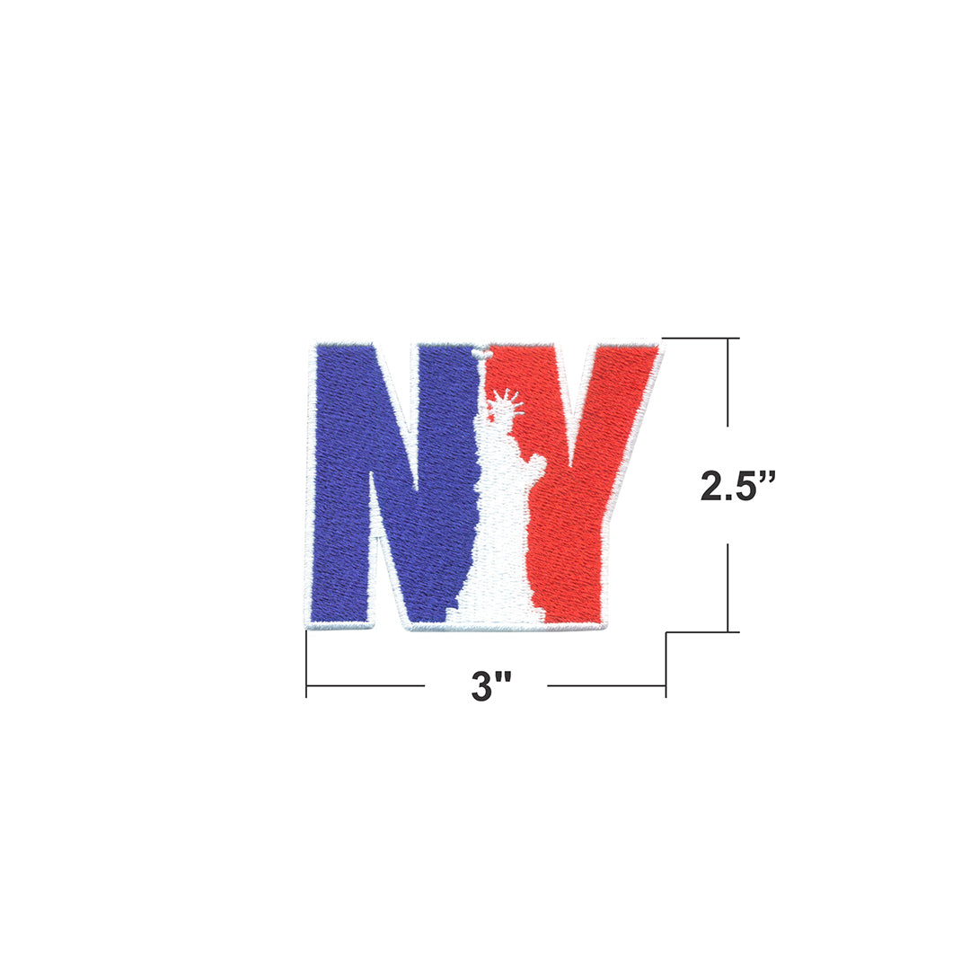 Model Wear - N Y Emblem Embroidered Appliques Patches