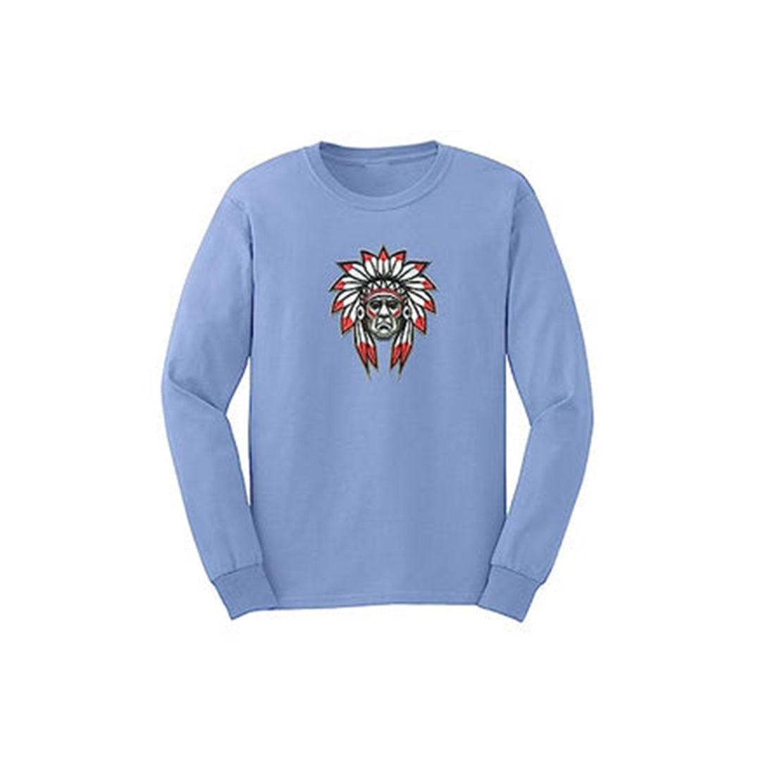 Model Wear - Indian Head Embroidery Emblem Appliques Patches