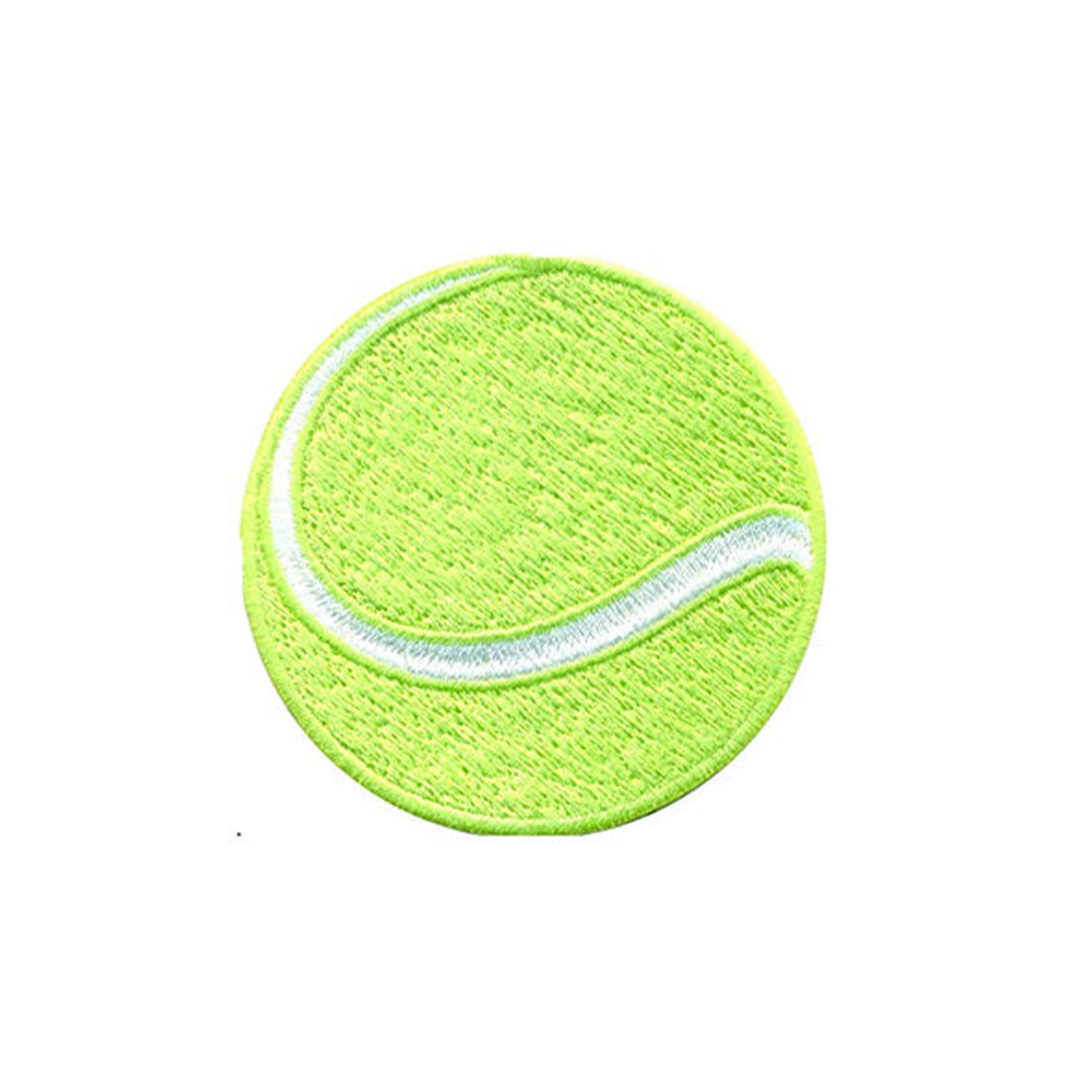 Model Wear - Tennis Ball Embroidered Appliques Patches
