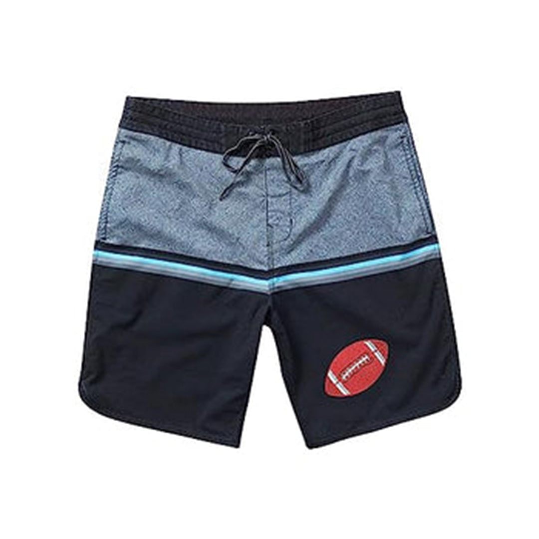 Model Wear - Rugby Ball Embroidered Appliques Patches